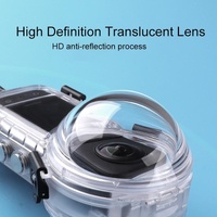 Waterproof Insta360 X3 Camera Diving Case for Underwater Photography thumbnail