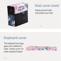 32 Inch Dust-proof Cover for Desktop Computer Lcd Monitor - Small Puffs thumbnail