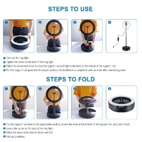 10.2 Dual-colour Led Ring Light with Usb Bluetooth Remote and Phone Holder - White thumbnail