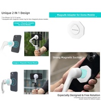 Phone Holder for Dji Om6 / 5 / 4 / 4 Se with Zj561 Magsafe Adapter thumbnail