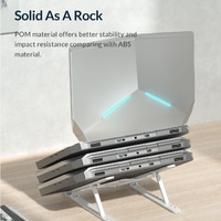 Portable Laptop Stand - Foldable - White thumbnail