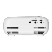 Portable Mini Led Projector For Home Theater - Av / Sd / Hdmi - Black White thumbnail