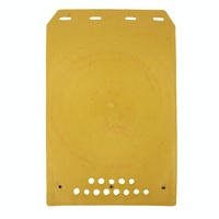 Premium Heavy Duty Molded Splash Front And Rear Mud Flaps Fender Guard Medium Size Random Pattern Delivery - Yellow thumbnail