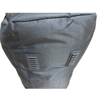 48 Litre FIB Sports Duffle Bag - Versatile and Durable Canvas Travel Companion in Black thumbnail