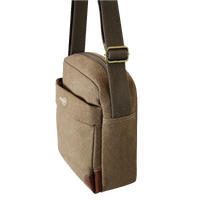 FIB Explorer Canvas Cross Body Travel Bag - Khaki thumbnail