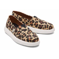 TOMS Womens Canvas Slip On Shoes Sneakers Flats Platform Espadrilles - Leopard Print - US 9 thumbnail