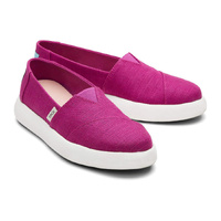 TOMS Womens Canvas Slip On Shoes Sneakers Flats Platform Espadrilles - Fuchsia Pink - US 9 thumbnail