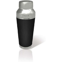700ml Vin Bouquet Cocktail Shaker Shaker with Strainer in Silver/Black thumbnail