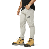 Caterpillar Track Pants Trackies Work Casual Gym Slim Fit w Hem Joggers - Grey - S thumbnail