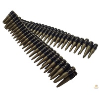 BULLET BELT Plastic Bandolier Costume Party Commando Army Gangster Soldier Ammo Cowboy thumbnail