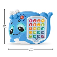 Fisher-Price Linkimals 1-20 Count & Quiz Whale Learning Toy thumbnail