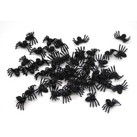 MINI FAKE SPIDERS Trick Halloween Scary Arachnids Joke Prank Small Gag Toy Bug thumbnail