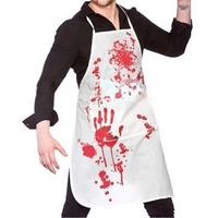 BLOODY APRON Halloween Party Fake Blood Horror Butcher Costume Accessory thumbnail