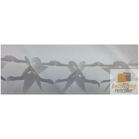 HALLOWEEN PAPER GARLAND Ghost Horror Decoration 1.8m Party Props Decor White thumbnail