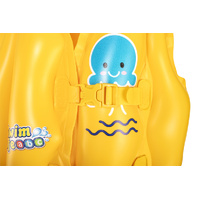 Inflatable Vest For Learning to Swim Buoyancy Float Swim Pool 51 cm x 46 cm thumbnail