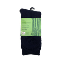 3 Pairs PREMIUM BAMBOO SOCKS Mens Heavy Duty Thick Work Socks Cushion BULK - Navy Blue - 11-14 thumbnail