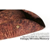 Durashape Brown Pirate Tricorn Hat Tri-Corner Faux Leather Captain Cowboy Costume thumbnail