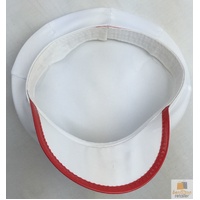 NURSE HAT Doctor Fancy Halloween Party Costume Accessory Cap - White/Red thumbnail