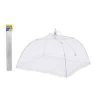 15" MESH FOOD COVER Kitchen BBQ Collapsible Lace Net Insect Fly Wasp Protection thumbnail