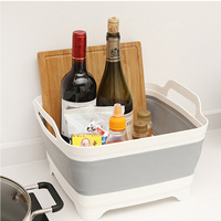 Collapsible Strainer Foldable Fruit Veggies Wash Colander Travel Storage Basket thumbnail
