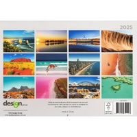 2025 Calendar Rectangle Wall Calendar 16 Months Hanging Planner Australia Souvenir thumbnail