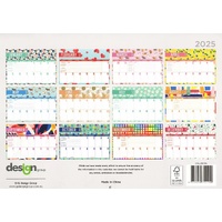 2025 Calendar Rectangle Wall Calendar 14 Months Hanging Planner Souvenir Gift thumbnail