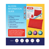 HOTPOD Electric Hot Pack Water Bottle Reheat-able Pillow Pad Sleep Aid - Safety Approved thumbnail