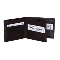 Futura Mens Harrison RFID Genuine Leather Wallet - Brown thumbnail