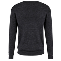 Mens Advatex Varesa Wool Pullover Jumper Cardigan V Neck - Charcoal - 3XL thumbnail