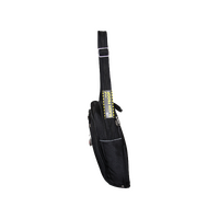 FIB Mens Tablet Crossover Bag Shoulder Strap Travel Wallet - Black thumbnail