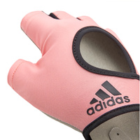 Adidas Womens Essential Gym Gloves Sports Weight Lifting Training - Pink - Small thumbnail