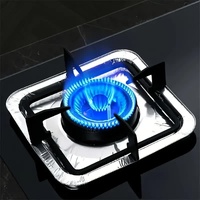 480x Aluminium Disposable Foil Stove Burner Covers Bulk - Square thumbnail