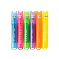 6pcs So Many Cats Cute Scented Mini Highlighter Pens thumbnail
