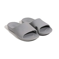 Archline Rebound Orthotic Slides Flip Flop Thongs Slip On Arch Support - Stone Grey - Euro 36 thumbnail