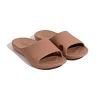 Archline Rebound Orthotic Slides Flip Flop Thongs Slip On Arch Support - Putty - Euro 36 thumbnail