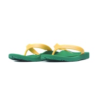 ARCHLINE Orthotic Thongs Arch Support Shoes Footwear Flip Flops Orthopedic - Green/Gold - EUR 47 thumbnail