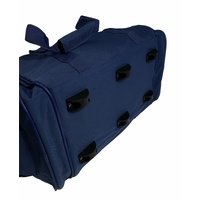 44L Travel Foldable Duffel Bag Gym Sports Luggage Travel Foldaway D-Zip Top School Bags - Royal Blue thumbnail