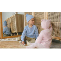 Ponchik Babies + Kids Bear Beanie Hat Warm Winter - Love - 3-12 Months thumbnail