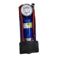 2x HIGH PRESSURE FOOT PUMP Ball Bicycle Motorbike Car Tire Inflator Tyre Air thumbnail