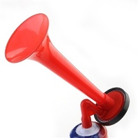 Air Horn Party Prop Hand Held Loud Pump Action Plastic Novelty Reusable Klaxon thumbnail
