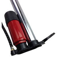 HAND TYRE PUMP With Booster & KPA Gauge Psi Bike Air Inflator Bicycle Tire thumbnail
