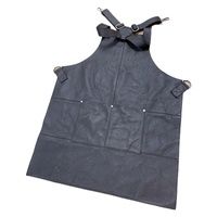 BUFFALO LEATHER APRON Cooking Chef Hairdresser Waterproof Durable Quality - Brown thumbnail