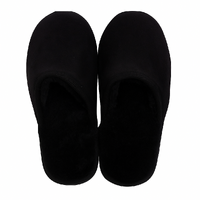 Sheepskin Wool Mens Slippers Scuffs Slip On Winter Ugg Slippers in Black - 8 thumbnail