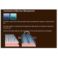 BRBL Kodiak Wool Ski Socks Hiking Trail Run Camping Snow Trekking - Brown - XL thumbnail