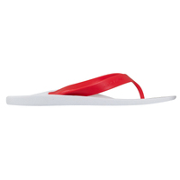 ARCHLINE Flip Flops Orthotic Thongs Arch Support Shoes Footwear - White/Red - EUR 40 thumbnail