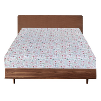 Queen Luxury 100% Cotton Flannelette Fitted Bed Sheet Xmas Flannel - Christmas thumbnail