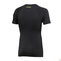 Mens DIADORA Compression Short Sleeve T Shirt Top Gym Thermal - Black - S thumbnail