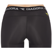 DIADORA Ladies Compression Sports 3/4 Tights Gym Yoga Thermals - Black - 16 thumbnail