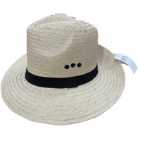 Dents DENTS Woven Paper Straw Panama Hat Trilby Fedora - L/XL (One Size) thumbnail