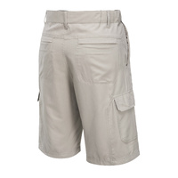 HUSKI Cargo Shorts Mens Cascade Microfibre Flexi Fit Short Army Military 515206 - Bone - 4XL (112cm Waist) thumbnail